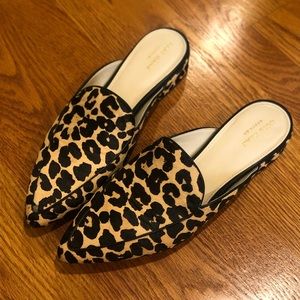 NIB Cole Haan Piper Mule Leopard Print Ocelot Haircalf PT Size 9